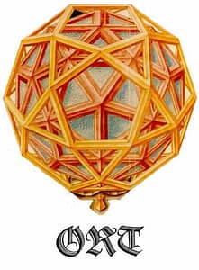 La primissima idea di logo e di nome della casa editrice. Il termine "Ort" in tedesco vuol dire "luogo", "posto"